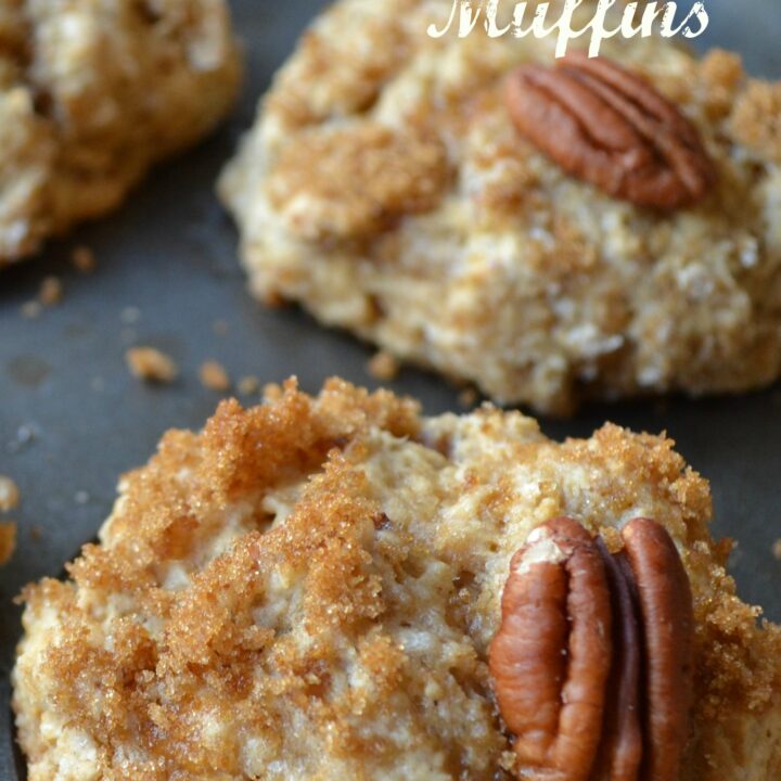 Butter pecan muffins