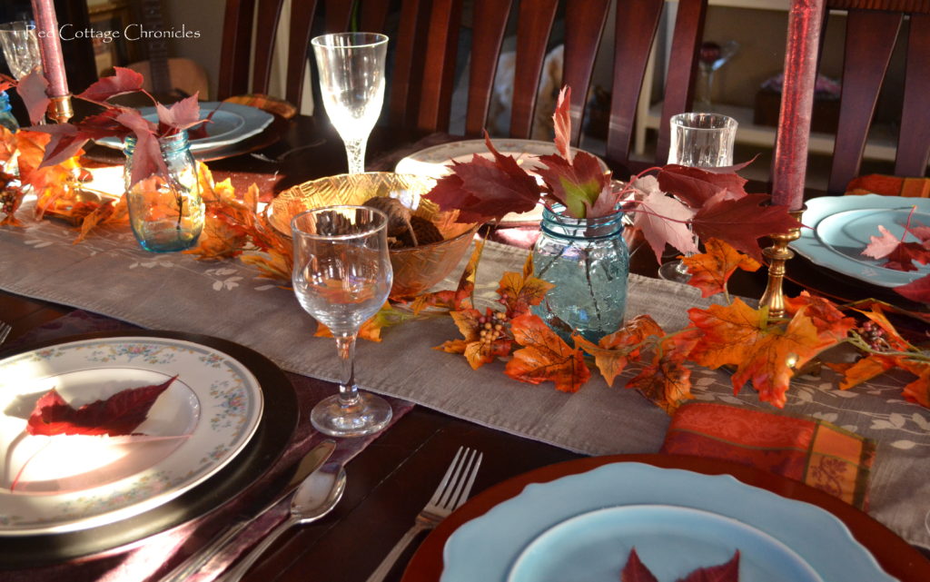 A Festive Thanksgiving Tablescape For Under Ten Dollars