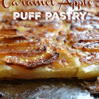 A crisp, caramelized apple puff pastry tart looks like it came straight from the bakery