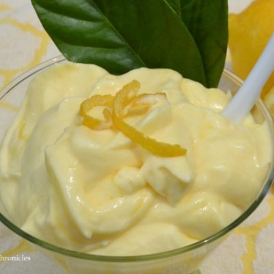 A light and creamy lemon mousse recipe