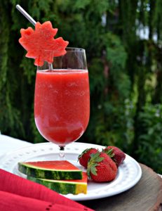 Summer Cocktail Series Strawberry Watermelon White Wine Slushy