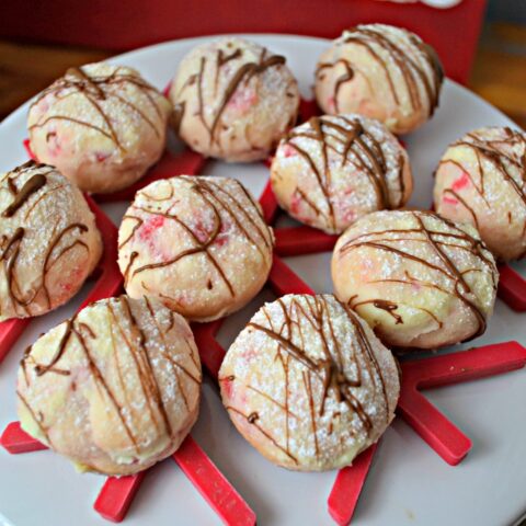 Christmas Cookie Week - Chocolate Cherry Snowballs