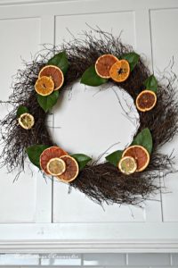 Dried Citrus Wreath Upcycle Project