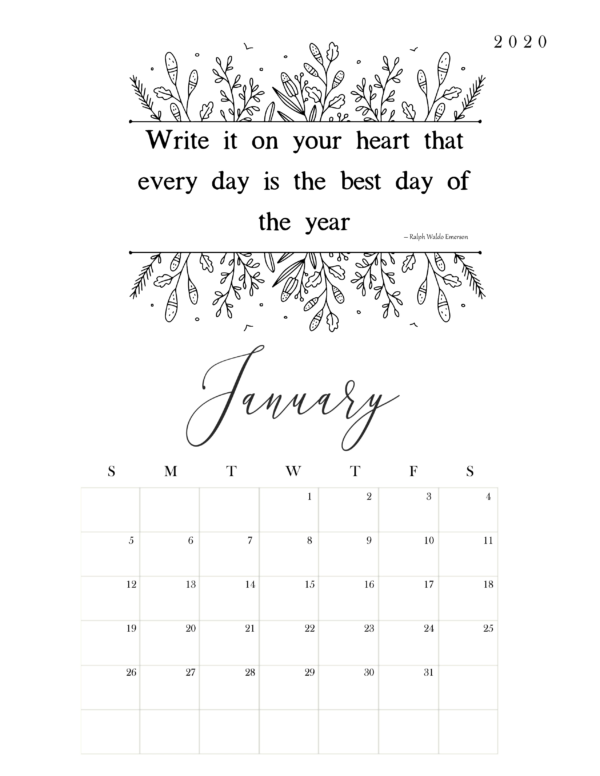 Happy New Year & A Free Printable - Red Cottage Chronicles