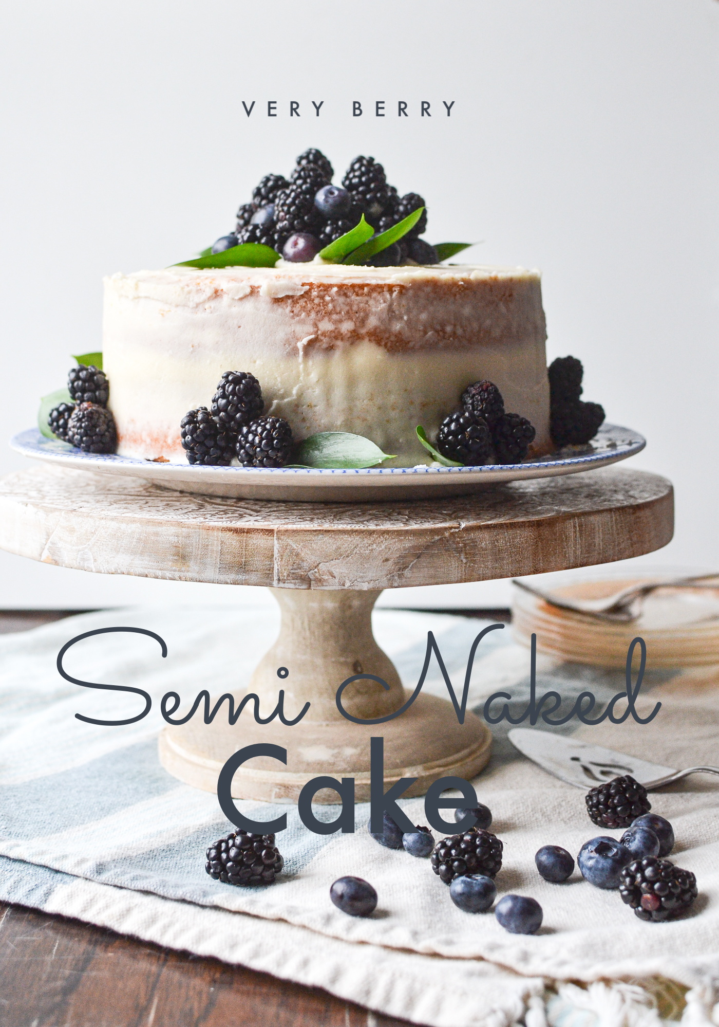 Easy Berry Semi Naked Cake Red Cottage Chronicles