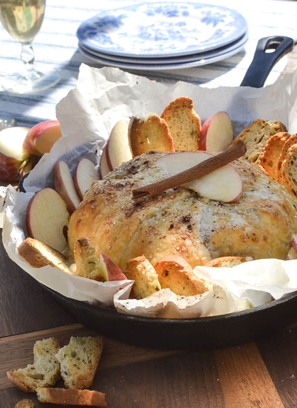 Baked Apple Brie Puff Pastry - Red Cottage Chronicles